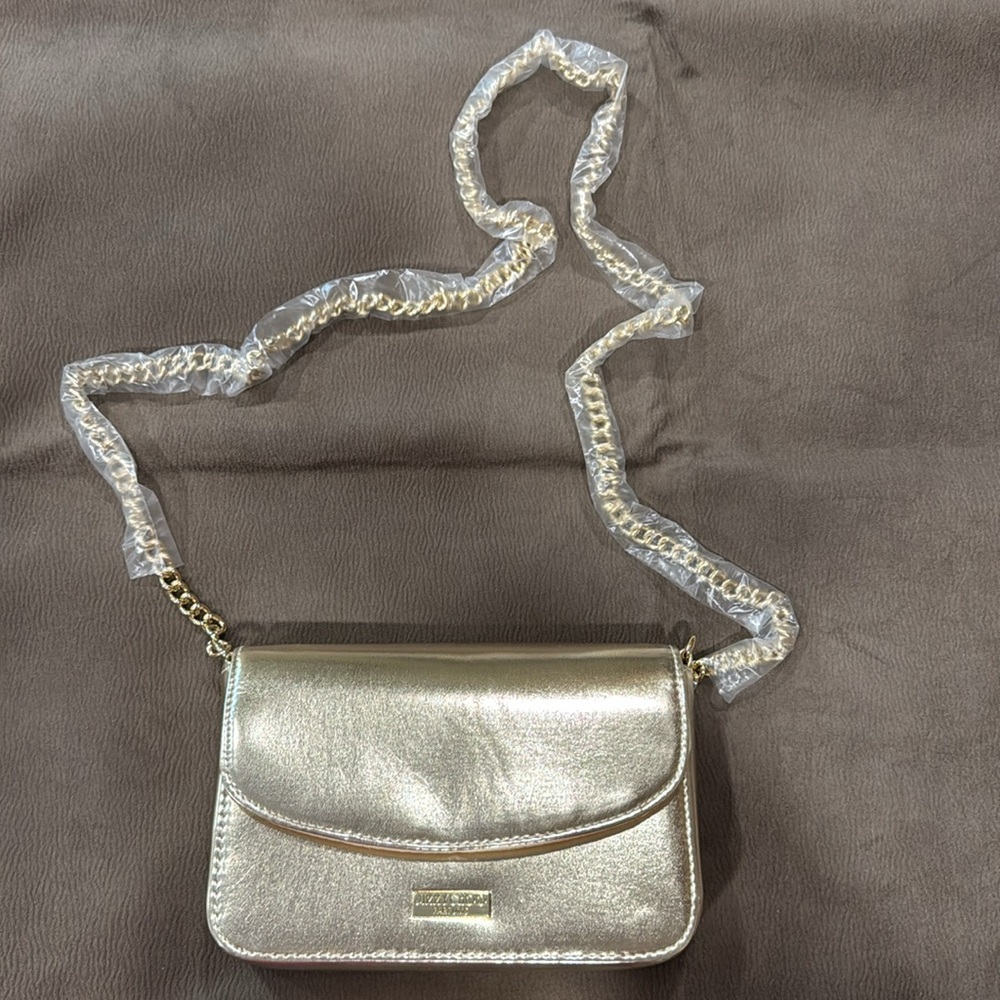 Jimmy Choo Gold Crossbody Bag